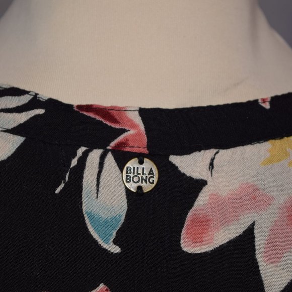 Billabong Floral Blouse size small - Picture 5 of 7